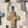 Picture Jasper Cross Pendant Necklace - Image 9