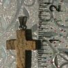 Picture Jasper Cross Pendant Necklace - Image 3